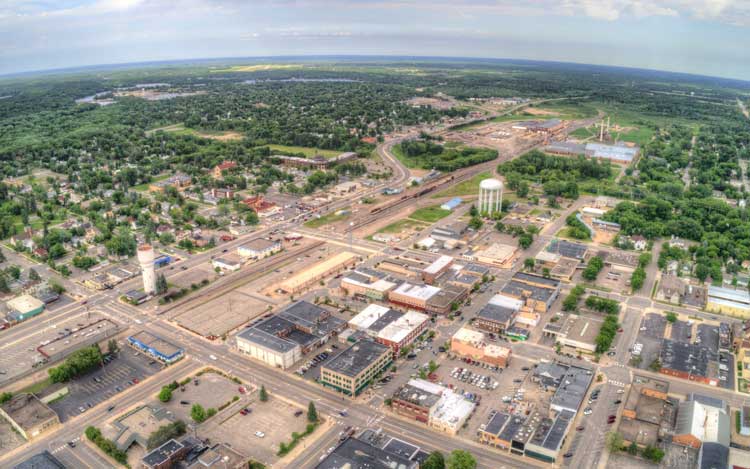 brainerd-mn-aerial-view